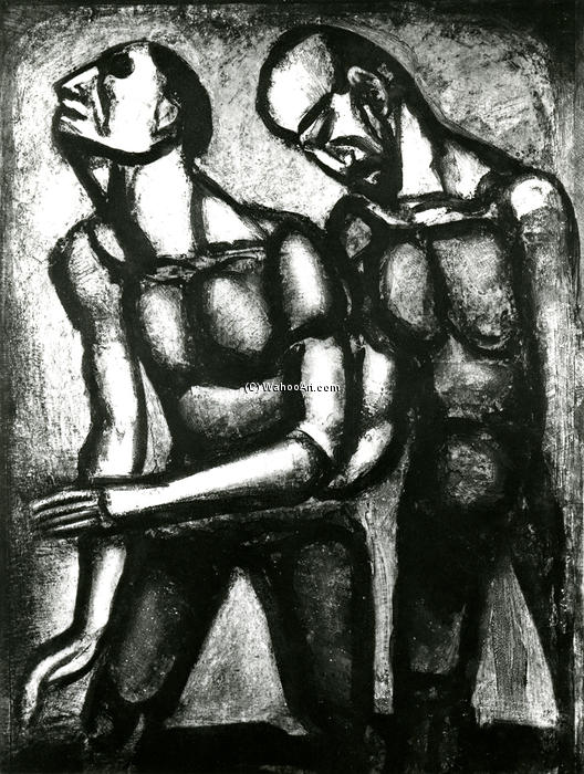 Wikioo.org - สารานุกรมวิจิตรศิลป์ - จิตรกรรม Georges Rouault - The blind man sometimes consoles the light