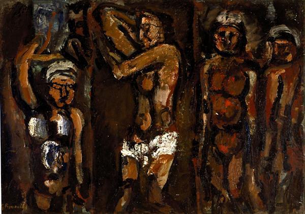 Wikioo.org - The Encyclopedia of Fine Arts - Painting, Artwork by Georges Rouault - The Flagellation
