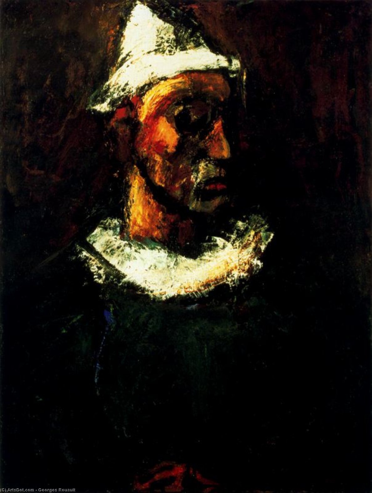 Wikioo.org – L'Enciclopedia delle Belle Arti - Pittura, Opere di Georges Rouault - Paesaggio tragica