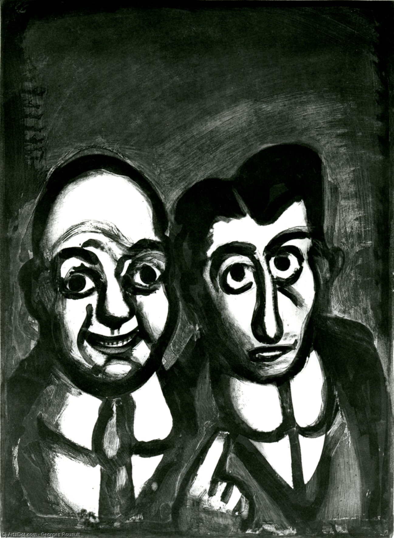 Wikioo.org - The Encyclopedia of Fine Arts - Painting, Artwork by Georges Rouault - We Are Crazy
