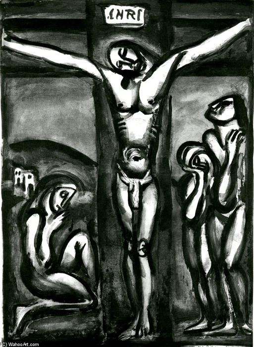 Wikioo.org - The Encyclopedia of Fine Arts - Painting, Artwork by Georges Rouault - You love each other
