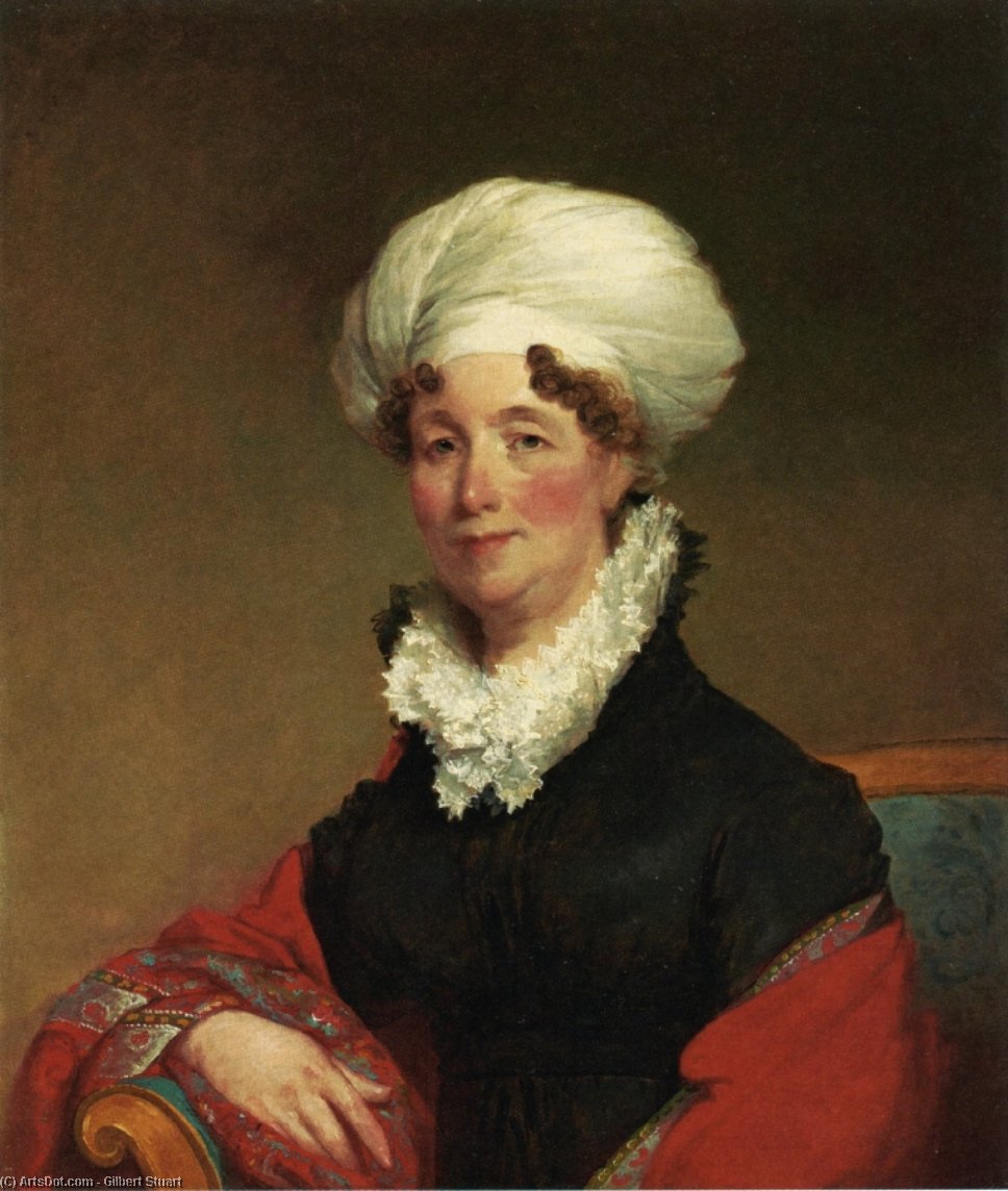 Wikioo.org - The Encyclopedia of Fine Arts - Painting, Artwork by Gilbert Stuart - Ann Woodward Haven