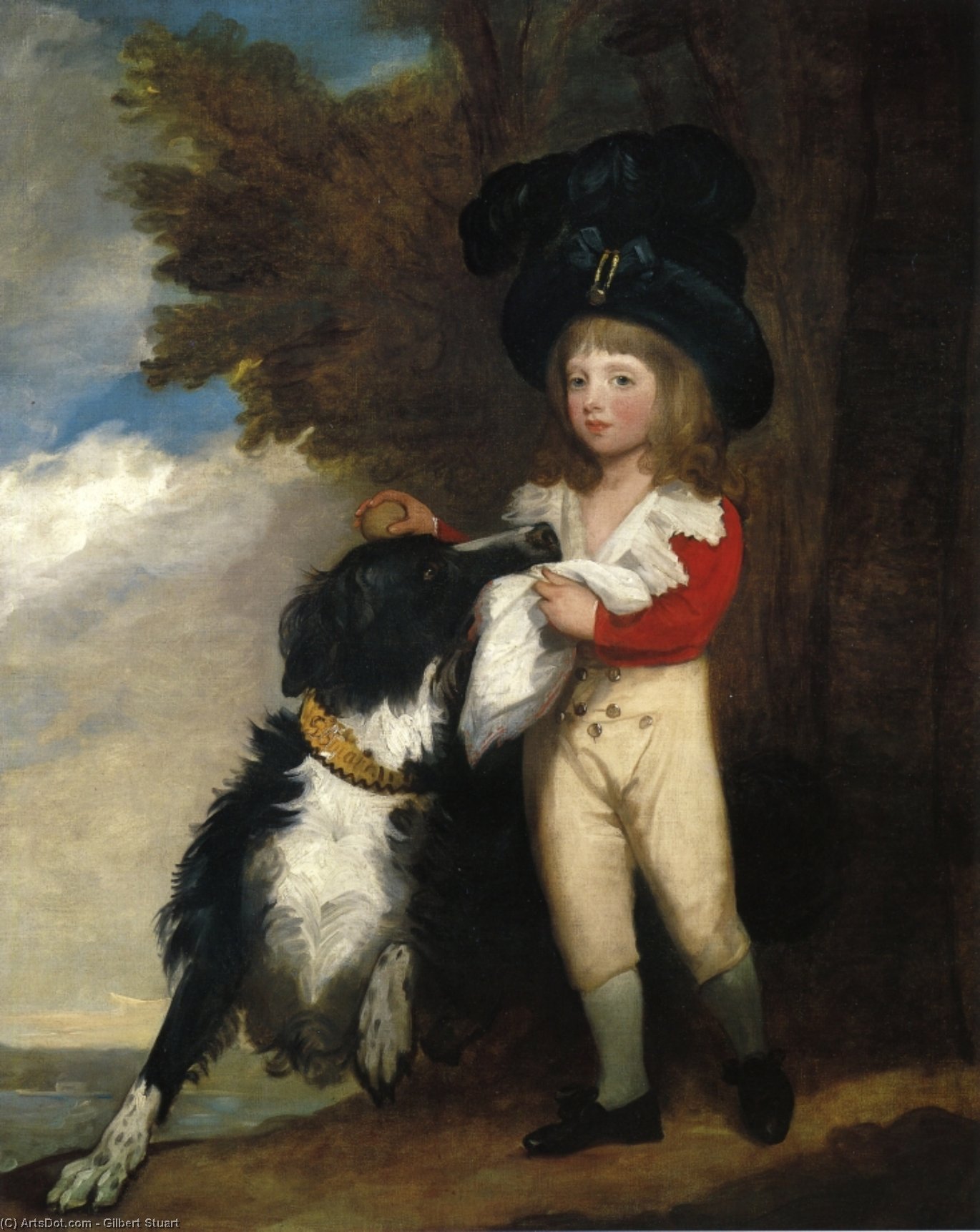 Wikioo.org - The Encyclopedia of Fine Arts - Painting, Artwork by Gilbert Stuart - George Thomas John Nugent