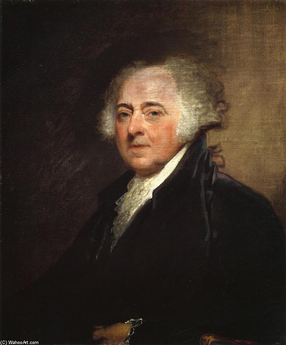 Wikioo.org - The Encyclopedia of Fine Arts - Painting, Artwork by Gilbert Stuart - John Adams 1