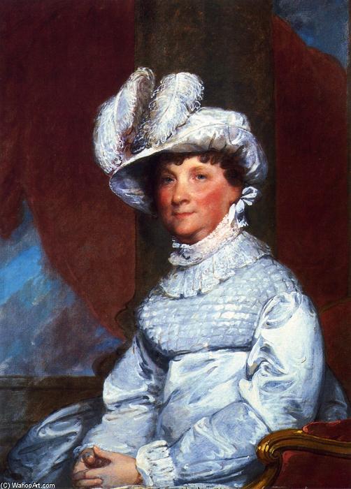 Wikioo.org – La Enciclopedia de las Bellas Artes - Pintura, Obras de arte de Gilbert Stuart - Mrs. Smith Barney