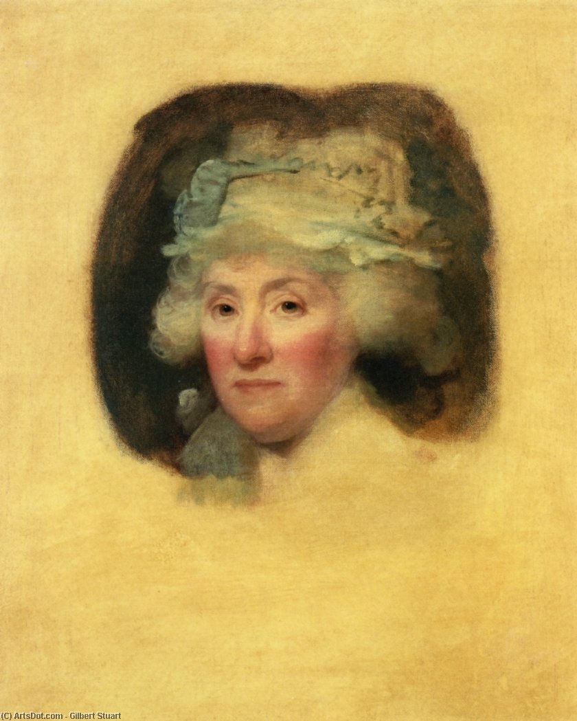 WikiOO.org - Encyclopedia of Fine Arts - Maľba, Artwork Gilbert Stuart - Mrs. Robert Morris