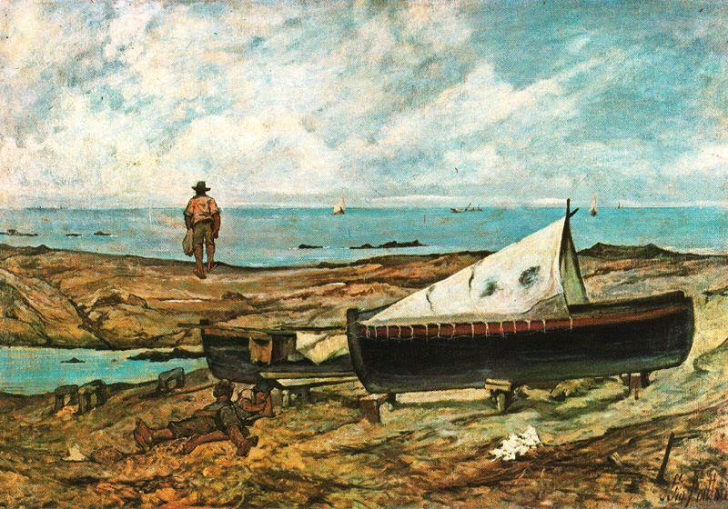Wikioo.org - The Encyclopedia of Fine Arts - Painting, Artwork by Giovanni Fattori - Gray day