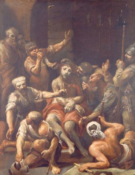 Wikioo.org – L'Enciclopedia delle Belle Arti - Pittura, Opere di Giuseppe Maria Crespi - Cristo deriso