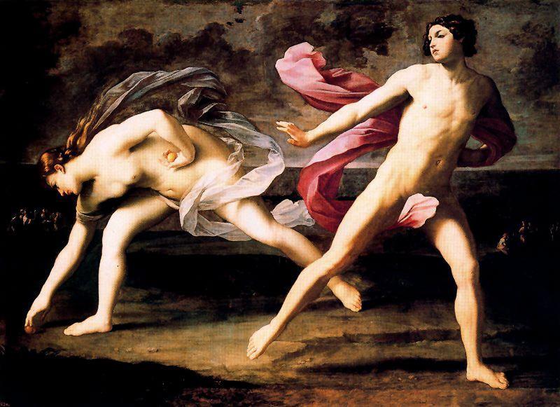 WikiOO.org - Encyclopedia of Fine Arts - Maleri, Artwork Reni Guido (Le Guide) - Hipomenes and Atalanta