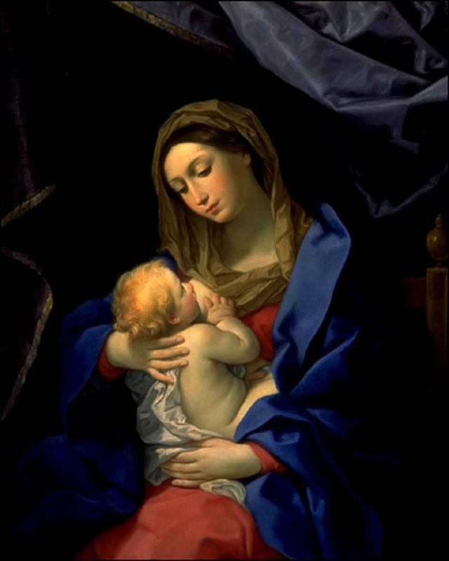 Wikioo.org - Bách khoa toàn thư về mỹ thuật - Vẽ tranh, Tác phẩm nghệ thuật Reni Guido (Le Guide) - Madonna and Child