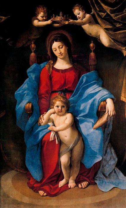 Wikioo.org - The Encyclopedia of Fine Arts - Painting, Artwork by Reni Guido (Le Guide) - The Madonna of the chair