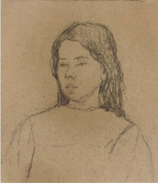 WikiOO.org - 백과 사전 - 회화, 삽화 Gwen John - Portrait of Marie Hamonet