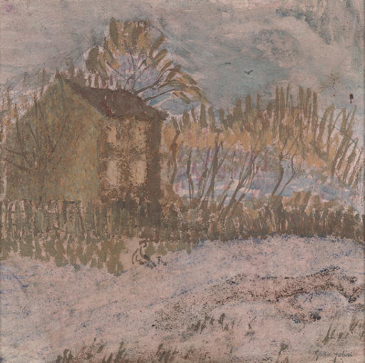 Wikioo.org - The Encyclopedia of Fine Arts - Painting, Artwork by Gwen John - Red house at twilight, Meudon, France