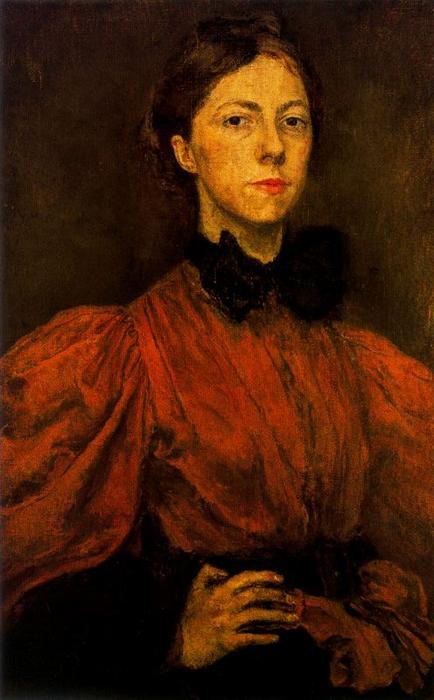 Wikioo.org - The Encyclopedia of Fine Arts - Painting, Artwork by Gwen John - Self-portrait 1