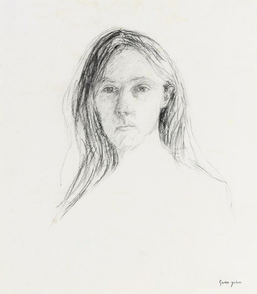 Wikioo.org - The Encyclopedia of Fine Arts - Painting, Artwork by Gwen John - Self-portrait 2