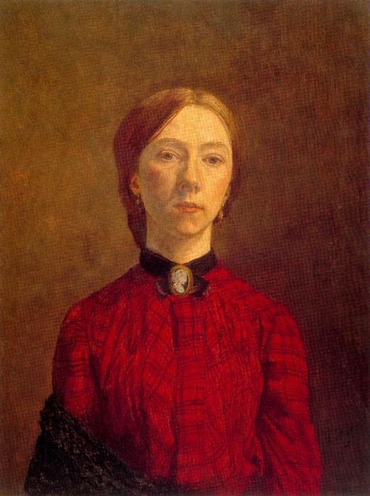Wikioo.org - The Encyclopedia of Fine Arts - Painting, Artwork by Gwen John - Self-portrait