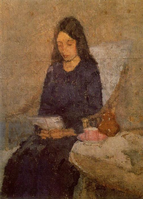 Wikioo.org - The Encyclopedia of Fine Arts - Painting, Artwork by Gwen John - The Convalescent