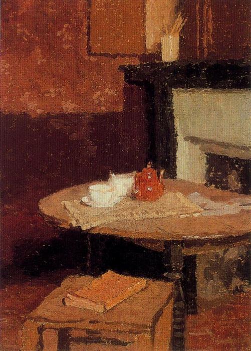 Wikioo.org - The Encyclopedia of Fine Arts - Painting, Artwork by Gwen John - The Teapot