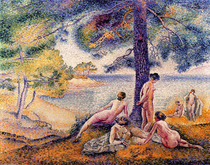 Wikioo.org - The Encyclopedia of Fine Arts - Painting, Artwork by Henri Edmond Cross - A Place in the Shade