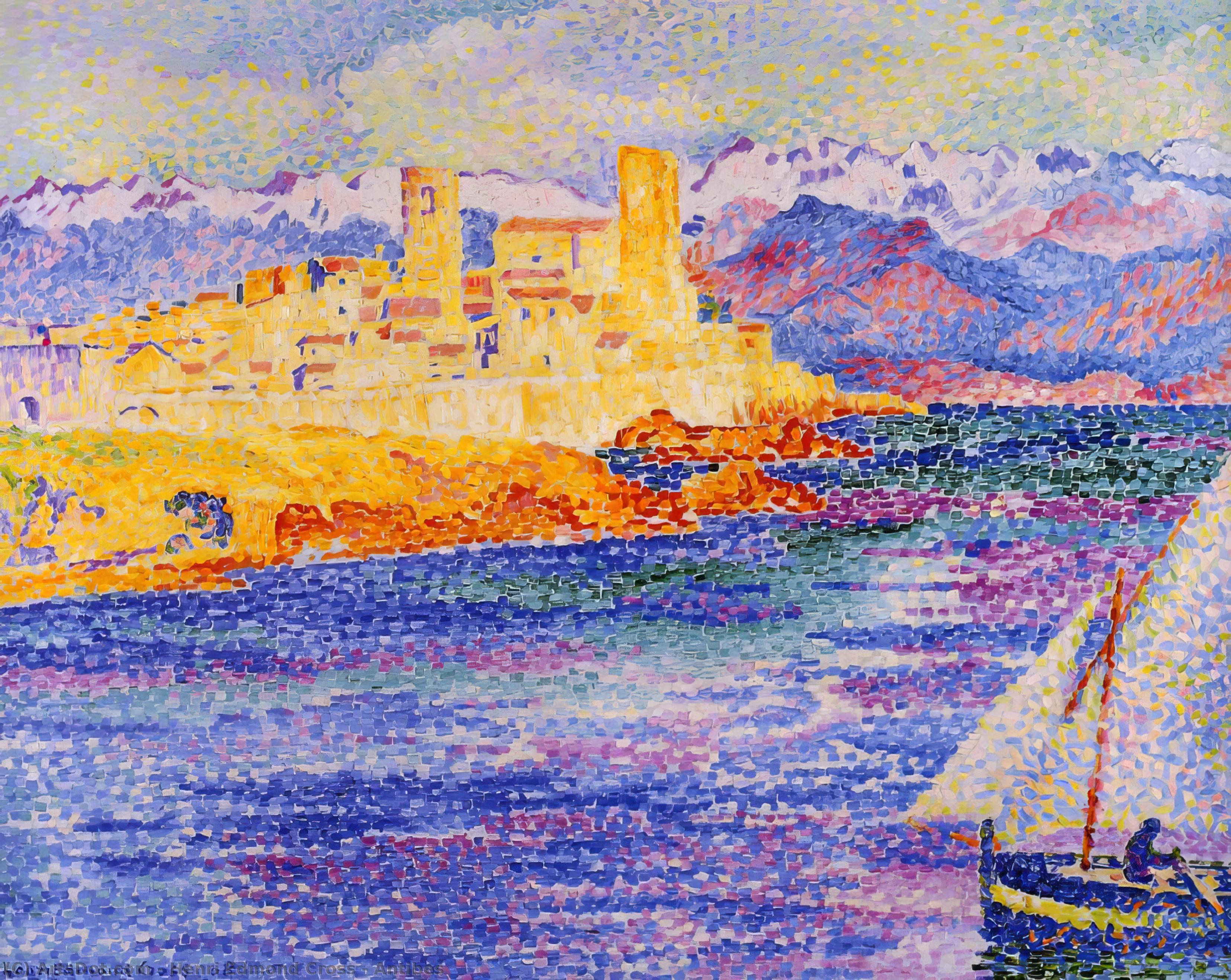 Wikioo.org – L'Enciclopedia delle Belle Arti - Pittura, Opere di Henri Edmond Cross - Antibes