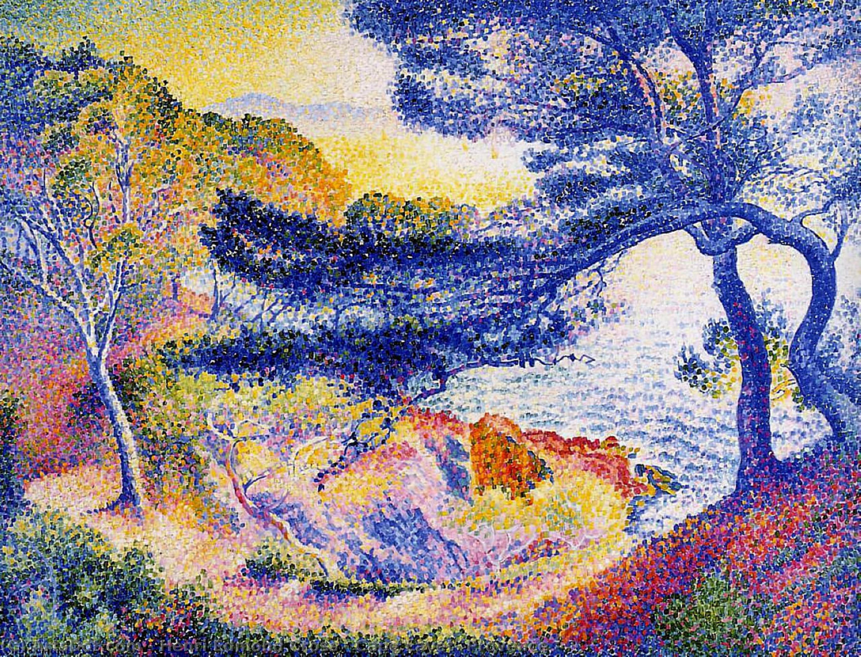 Wikioo.org - The Encyclopedia of Fine Arts - Painting, Artwork by Henri Edmond Cross - Cape Layet, Provence