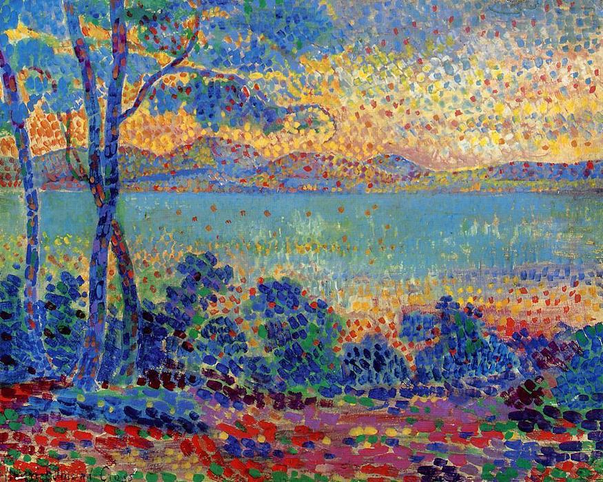 Wikioo.org - สารานุกรมวิจิตรศิลป์ - จิตรกรรม Henri Edmond Cross - Provence Landscape 1