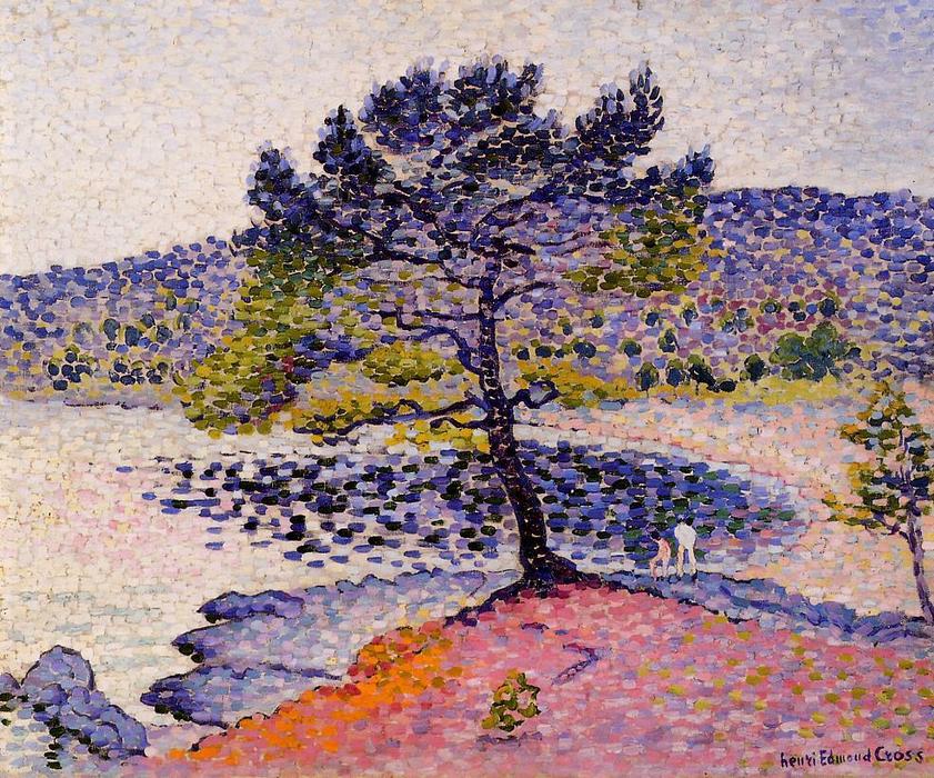 WikiOO.org - Encyclopedia of Fine Arts - Lukisan, Artwork Henri Edmond Cross - The Beach, Evening