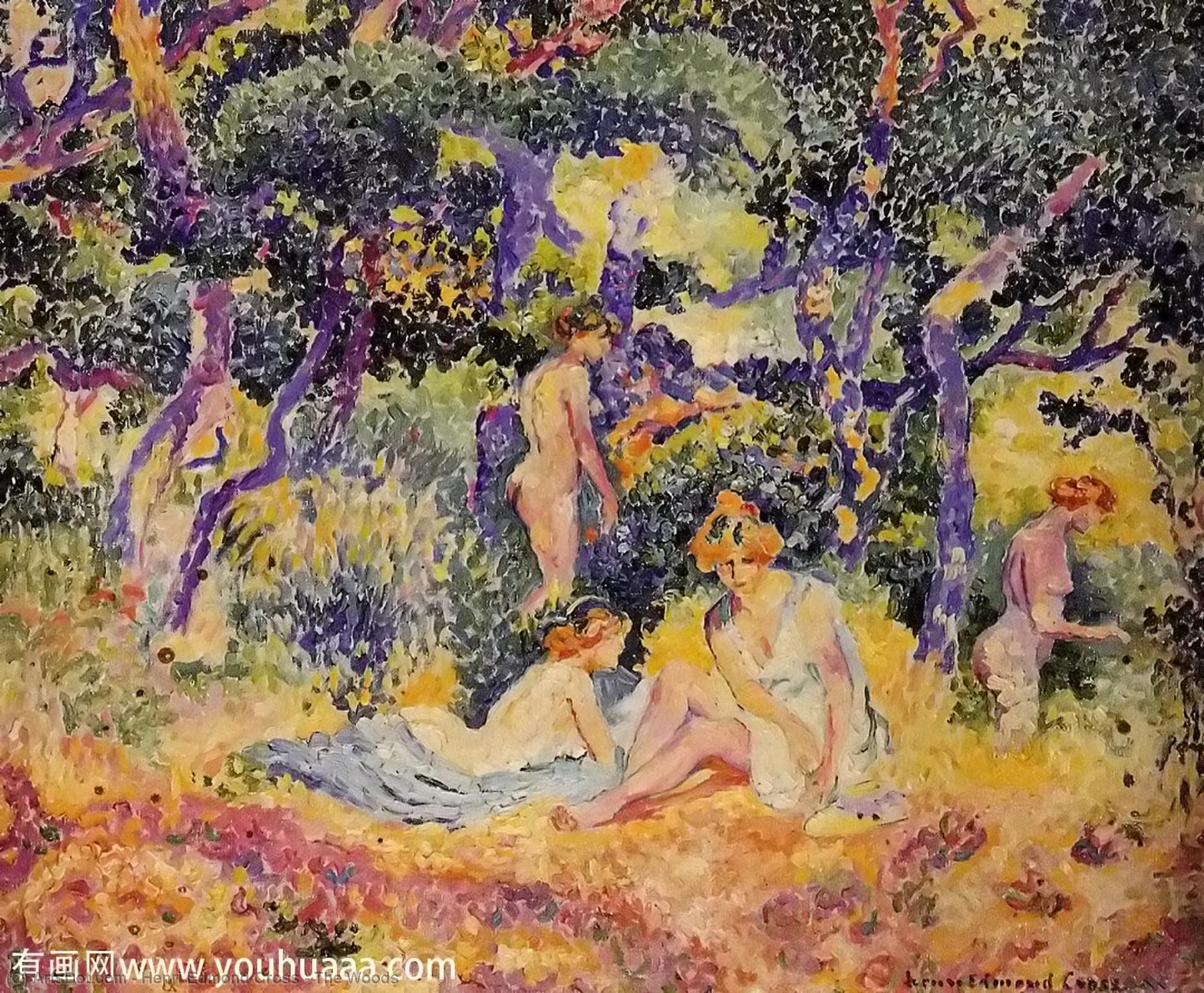 Wikioo.org - The Encyclopedia of Fine Arts - Painting, Artwork by Henri Edmond Cross - The Woods