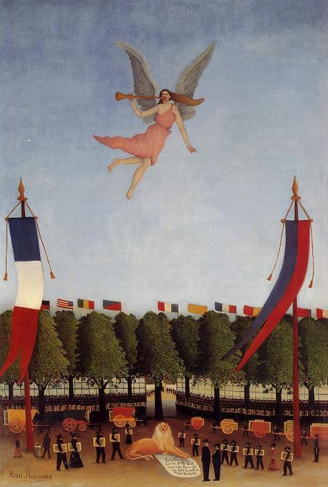 WikiOO.org – 美術百科全書 - 繪畫，作品 Henri Julien Félix Rousseau (Le Douanier) - 自由邀请艺术家来参加的第22届展览的独立艺术家协会