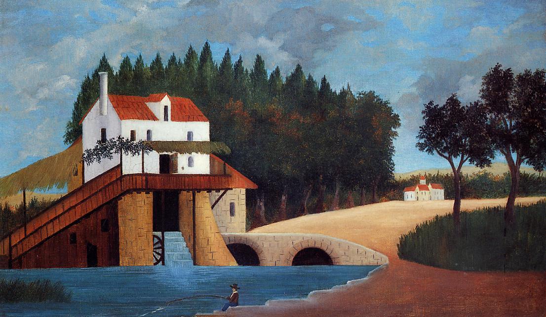 WikiOO.org - Encyclopedia of Fine Arts - Maľba, Artwork Henri Julien Félix Rousseau (Le Douanier) - The Mill
