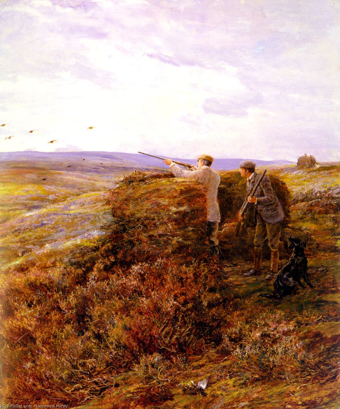 Wikioo.org – L'Encyclopédie des Beaux Arts - Peinture, Oeuvre de Heywood Hardy - The Shoot Grouse