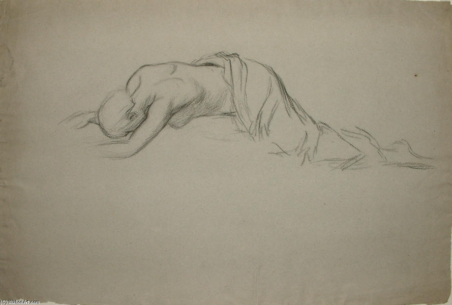 Wikioo.org – L'Encyclopédie des Beaux Arts - Peinture, Oeuvre de Homer Dodge Martin - nu féminin