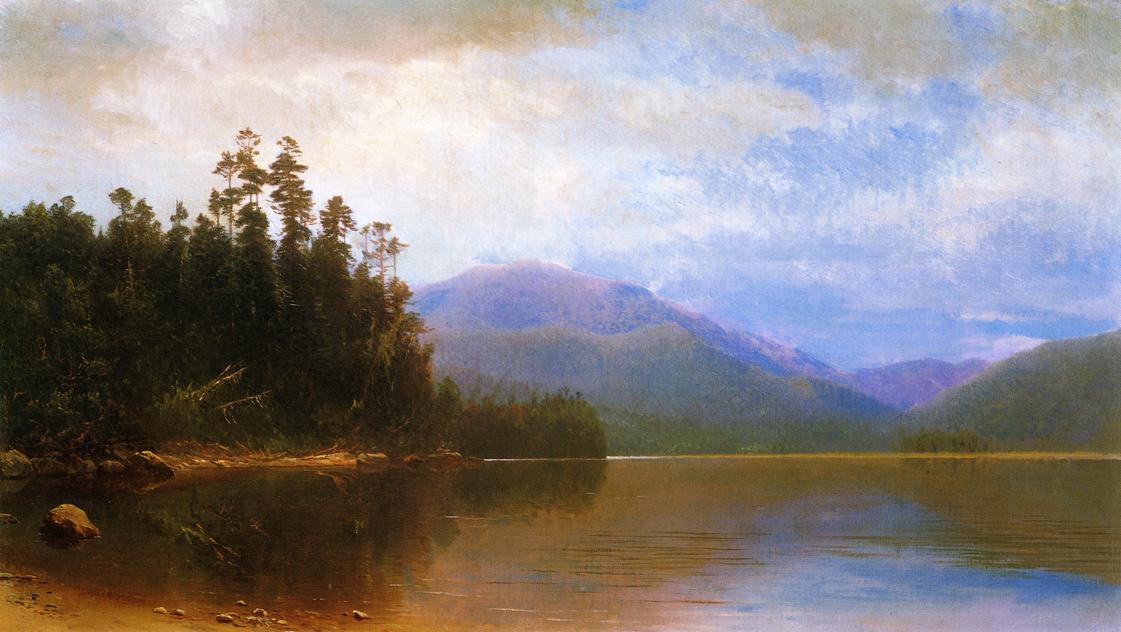 Wikioo.org - Die Enzyklopädie bildender Kunst - Malerei, Kunstwerk von Homer Dodge Martin - Saranac Lake