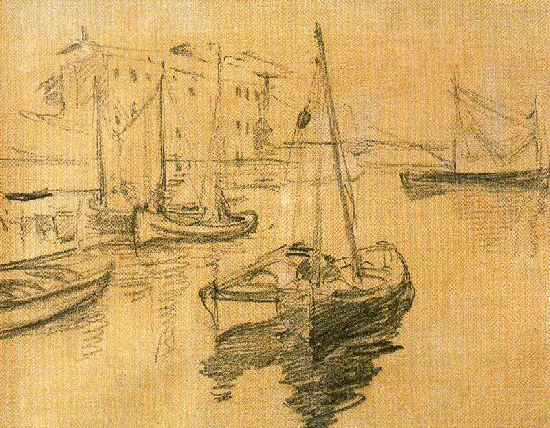 WikiOO.org - אנציקלופדיה לאמנויות יפות - ציור, יצירות אמנות Ignacio Díaz Olano - Port of Motrico 2
