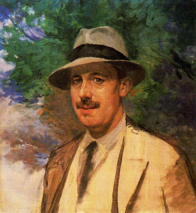 WikiOO.org - Encyclopedia of Fine Arts - Maleri, Artwork Ignacio Díaz Olano - Portrait of Francisco Ajuria
