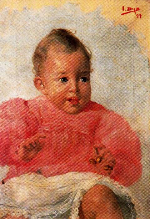 WikiOO.org - Encyclopedia of Fine Arts - Målning, konstverk Ignacio Díaz Olano - Portrait of Ricardo Arrieta