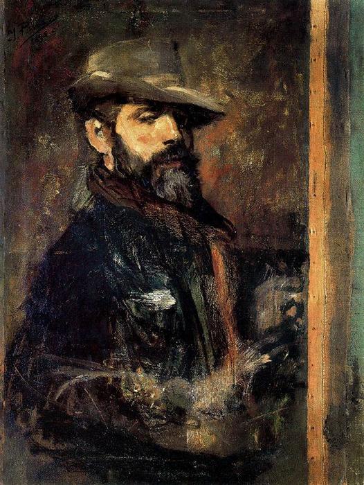 WikiOO.org - Encyclopedia of Fine Arts - Maľba, Artwork Ignacio Pinazo Camarlench - Self-portrait 11