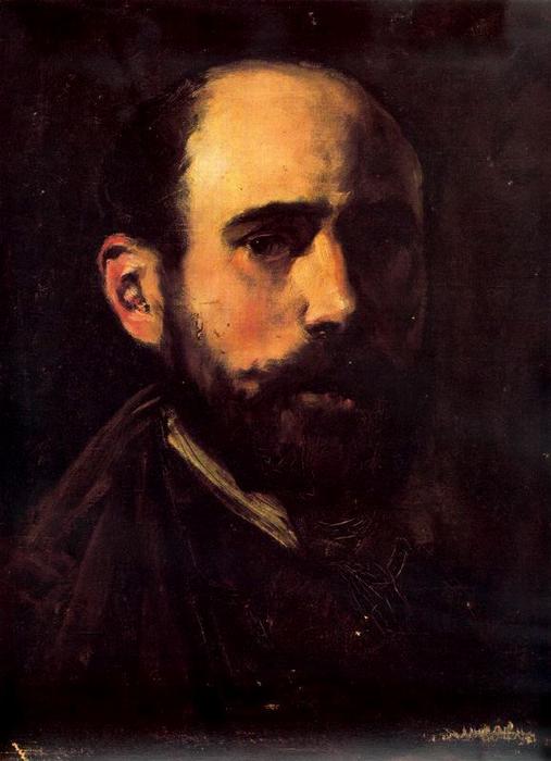 Wikioo.org - The Encyclopedia of Fine Arts - Painting, Artwork by Ignacio Pinazo Camarlench - Self-portrait 2