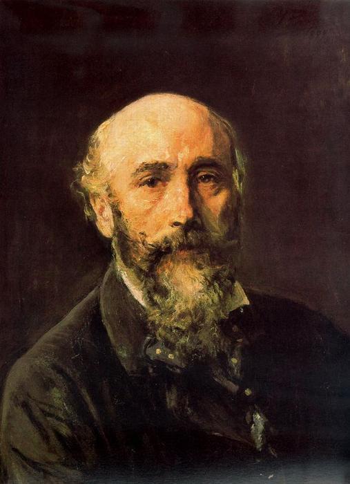 Wikioo.org - The Encyclopedia of Fine Arts - Painting, Artwork by Ignacio Pinazo Camarlench - Self-portrait 3