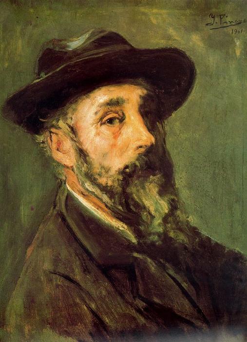 WikiOO.org - Encyclopedia of Fine Arts - Maalaus, taideteos Ignacio Pinazo Camarlench - Self-portrait 8