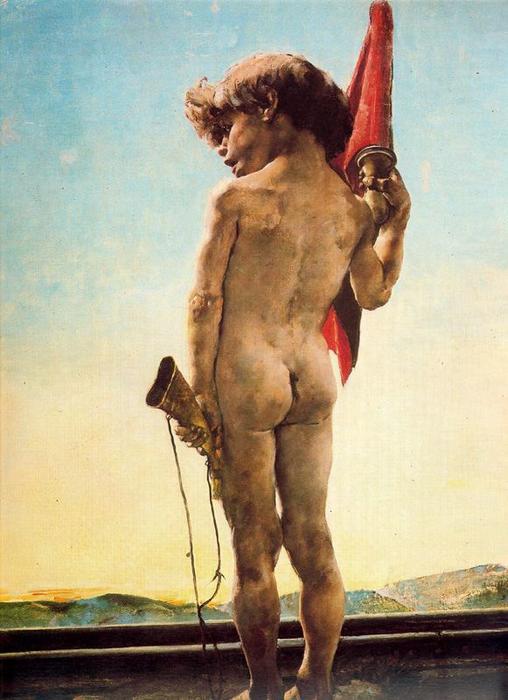 WikiOO.org - Encyclopedia of Fine Arts - Maleri, Artwork Ignacio Pinazo Camarlench - The lineman