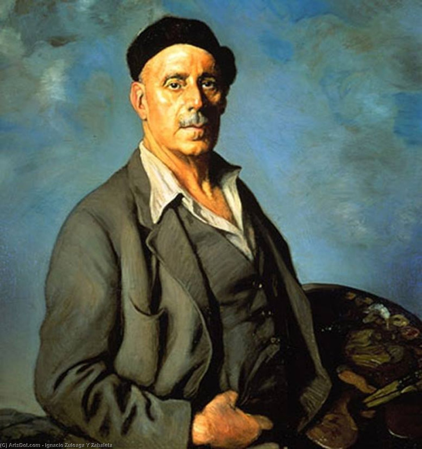 WikiOO.org - Encyclopedia of Fine Arts - Maľba, Artwork Ignacio Zuloaga Y Zabaleta - Self-portrait