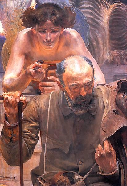 Wikioo.org – L'Encyclopédie des Beaux Arts - Peinture, Oeuvre de Jacek Malczewski - Pain amer