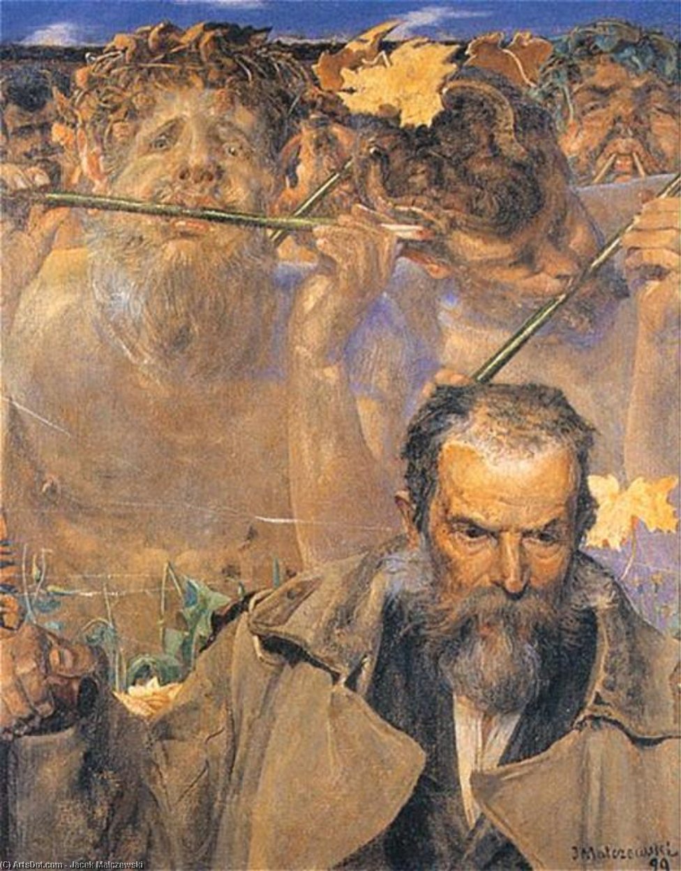 Wikioo.org - The Encyclopedia of Fine Arts - Painting, Artwork by Jacek Malczewski - History of songs
