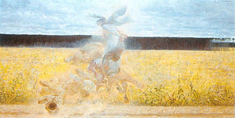 WikiOO.org - Εγκυκλοπαίδεια Καλών Τεχνών - Ζωγραφική, έργα τέχνης Jacek Malczewski - In the Dust Storm