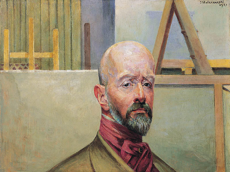 WikiOO.org - 백과 사전 - 회화, 삽화 Jacek Malczewski - My Portrait