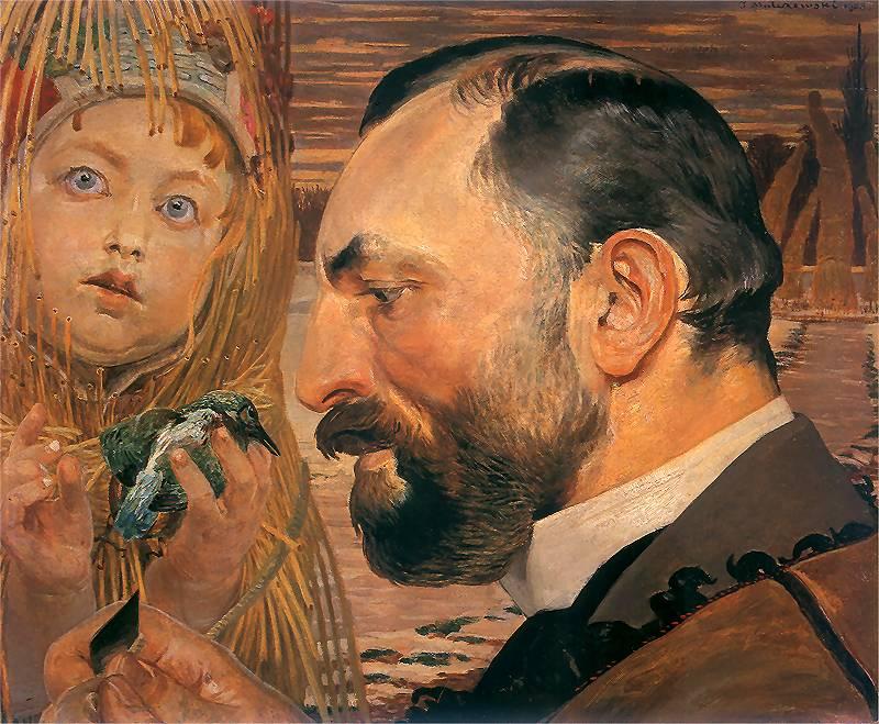 WikiOO.org - אנציקלופדיה לאמנויות יפות - ציור, יצירות אמנות Jacek Malczewski - Portrait of Feliksa Jasienskiego 1