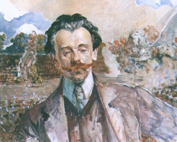 Wikioo.org - The Encyclopedia of Fine Arts - Painting, Artwork by Jacek Malczewski - Portrait of Franciszek Siedlecki