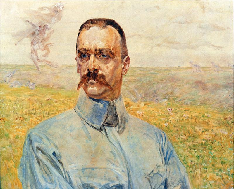WikiOO.org - Εγκυκλοπαίδεια Καλών Τεχνών - Ζωγραφική, έργα τέχνης Jacek Malczewski - Portrait of Jozef Pilsudski
