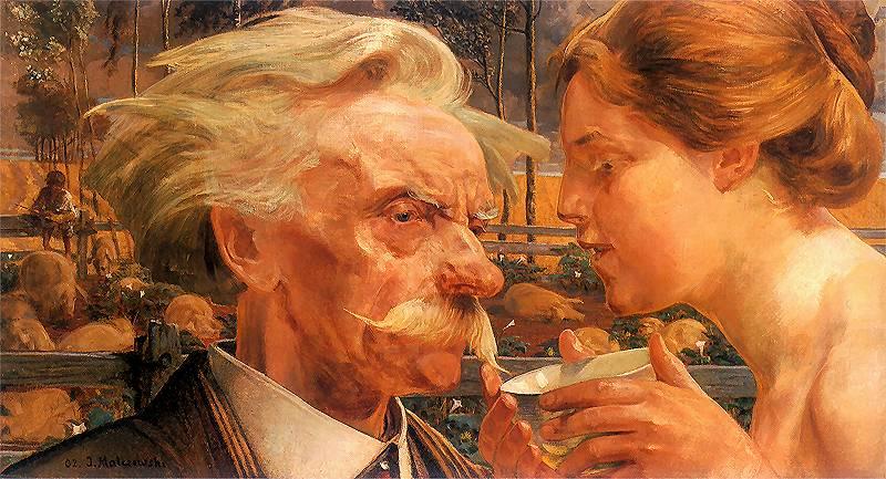 Wikioo.org - The Encyclopedia of Fine Arts - Painting, Artwork by Jacek Malczewski - Portrait of Stanislaw Bryniarskiego 1